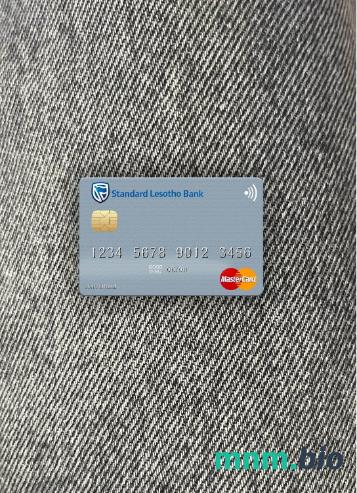 Lesotho Standard Lesotho bank wygląd zdjęcia mastercard skan PSD + zdjęcie